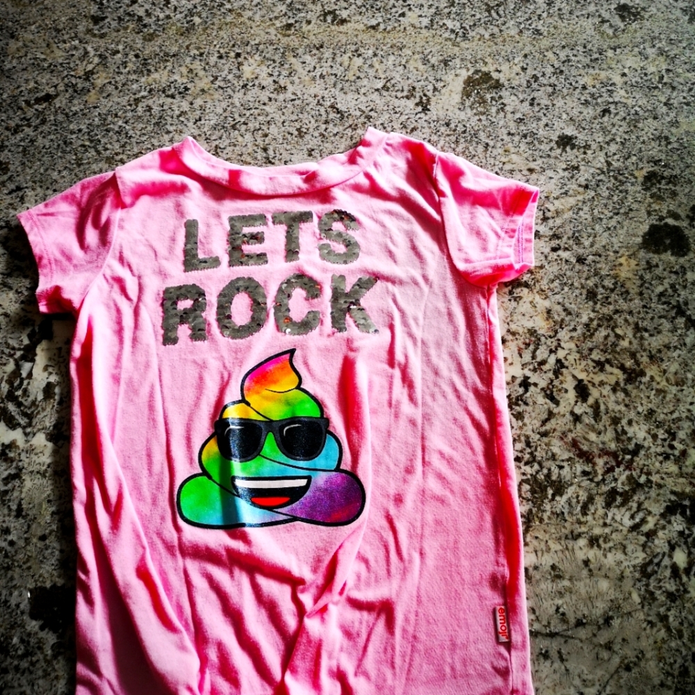Emoji T-shirt with Flip Sequence